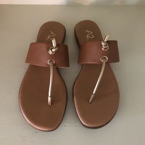 brown sandals